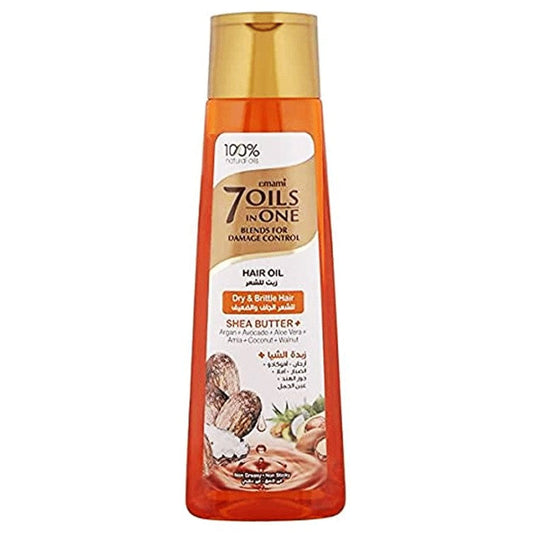 Emami 7 Oils in one Hair Oil with Shea Butter for Dry & Brittle Hair 100ml