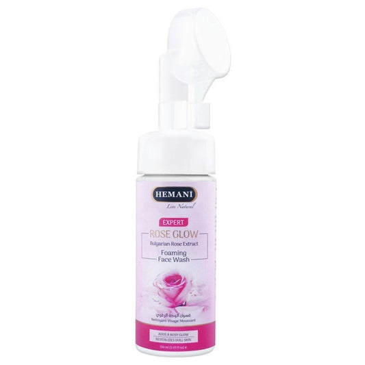 Hemani Expert Rose Glow Bulgarian Rose Extract Foaming Face Wash 150ml