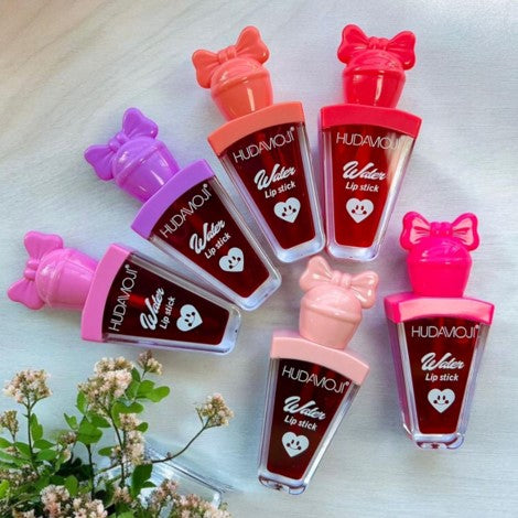 Hudamoji Shiny Lip Gloss Lipstick (Pack of 6)