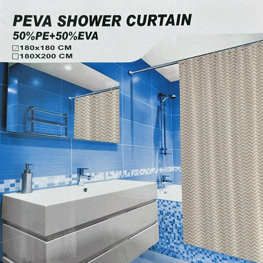 PEVA Waterproof Bathroom Shower Curtain –  Layers
