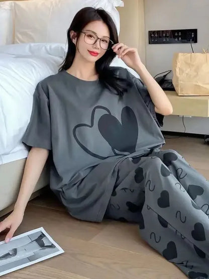 Soft Loungewear Set in Solid Colors