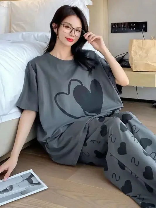 Soft Loungewear Set in Solid Colors