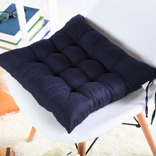 Dining Seat Pad Filled Chair Cushion – Blue