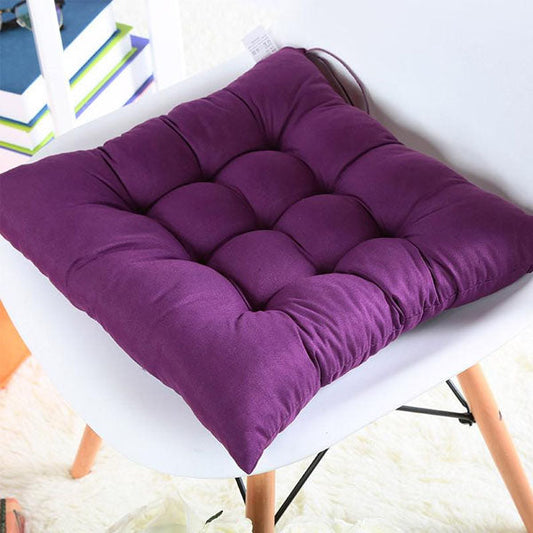 Dining Seat Pad Filled Chair Cushion – Purple