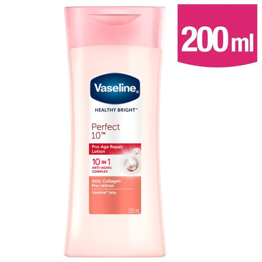Vaseline Perfect 10 Pro-age Repair Lotion 200ml (Imported)