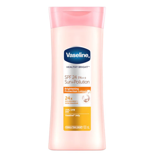 Vaseline Sun + Pollution Protection SPF24 Brightening Lotion 100ml (Imported)