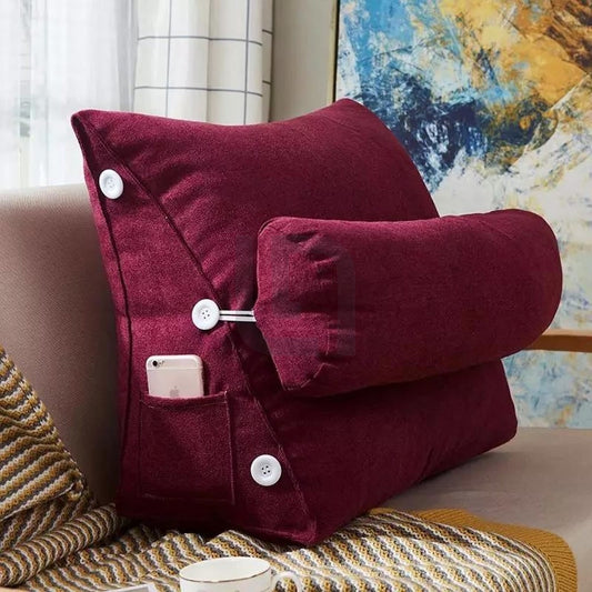 Back Support Cushion - Maroon