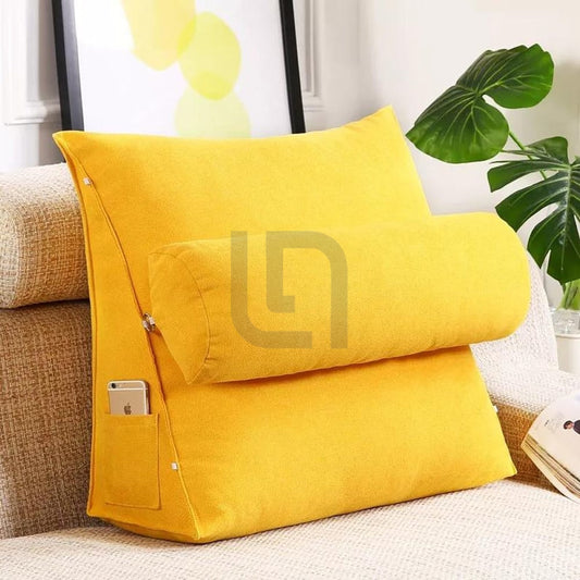 Back Support Cushion - Yellow