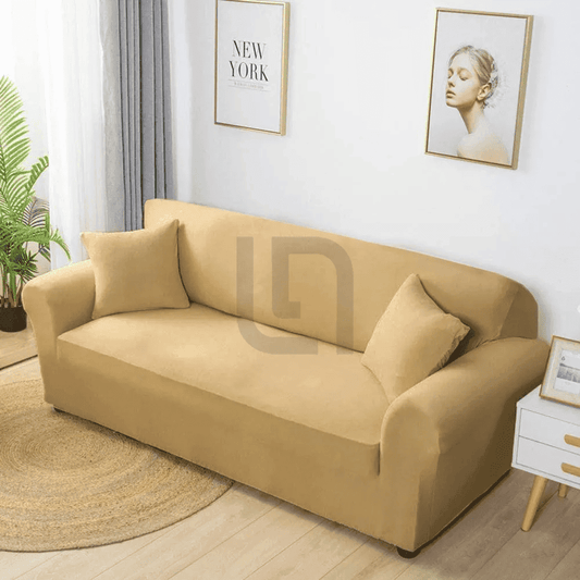 Jersey Sofa Cover - Beige