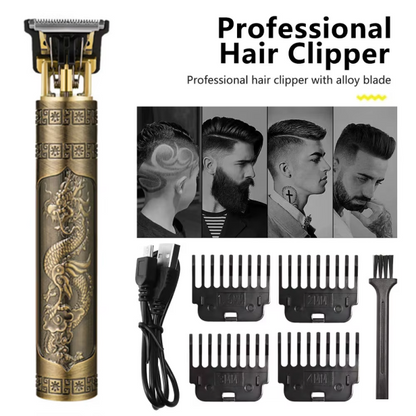 Metal Body Vintage T9 Hair Trimmer For Men