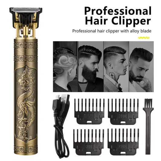 Metal Body Vintage T9 Hair Trimmer For Men