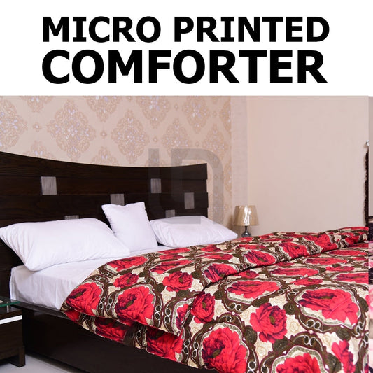 Micro Printed Comforter - Rosetta