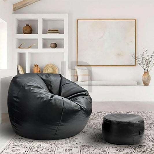  Puffy Bean Bag - Black