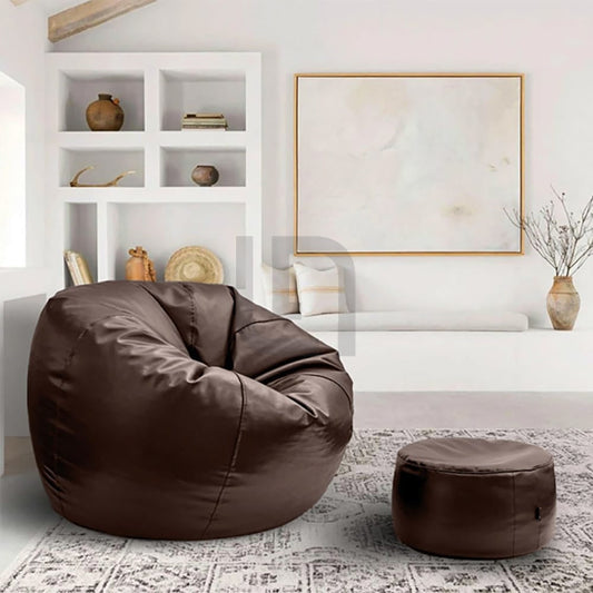  Puffy Bean Bag - Brown