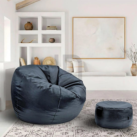  Puffy Bean Bag - Grey