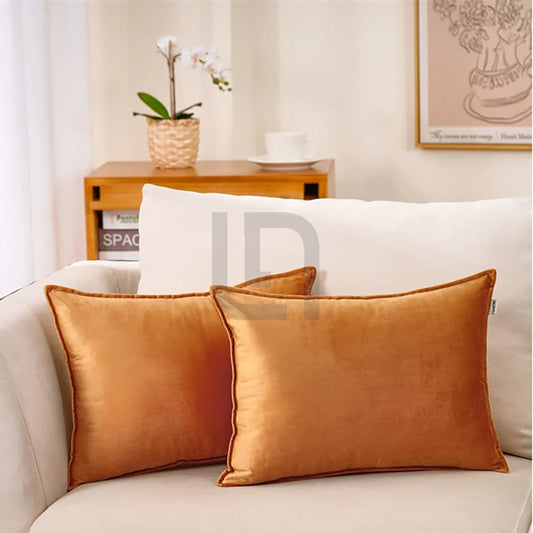  Silk Pillow Covers – Copper