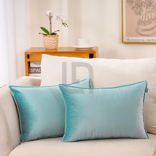  Silk Pillow Covers – Teal