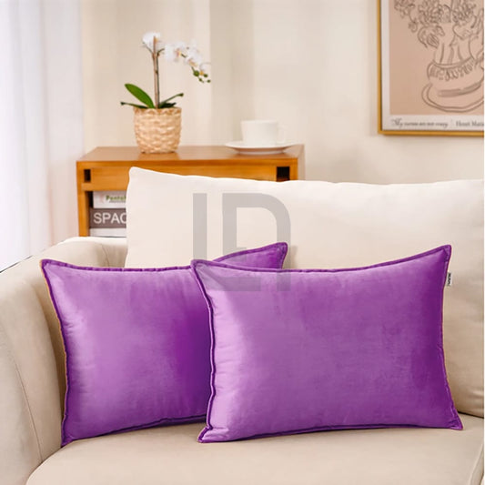  Silk Pillow Covers – Violet
