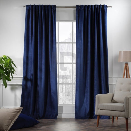  Velvet Curtains For Bedroom & Living Room - Admiral Berry