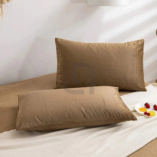  Velvet Pillow Covers - Brown