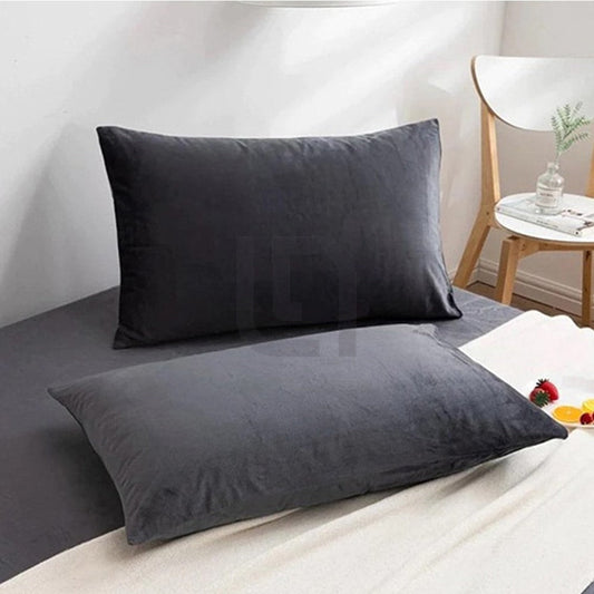  Velvet Pillow Covers - Grey