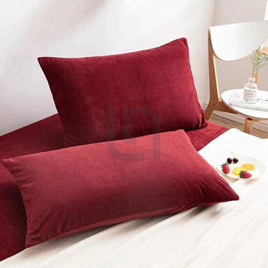  Velvet Pillow Covers - Maroon