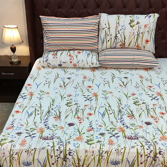 Rosetta White Bed Sheet