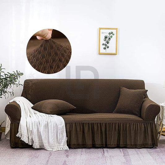Turkish Sofa Cover - Brown