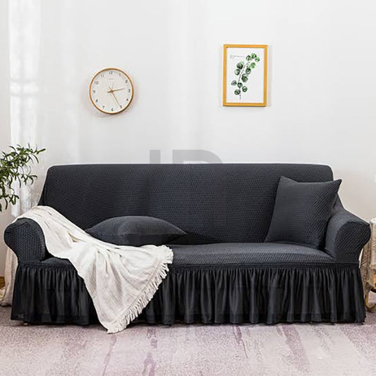 Turkish Sofa Cover - Dark Grey