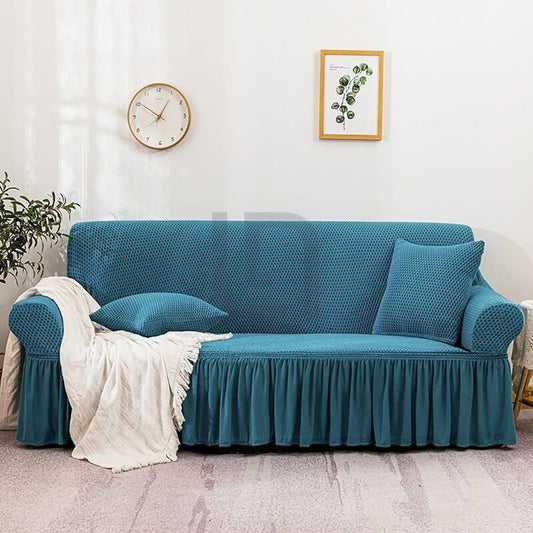 Turkish Sofa Cover - Sea Blue