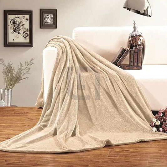  Fleece Blanket – Beige