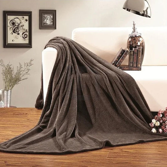 Fleece Blanket – Brown