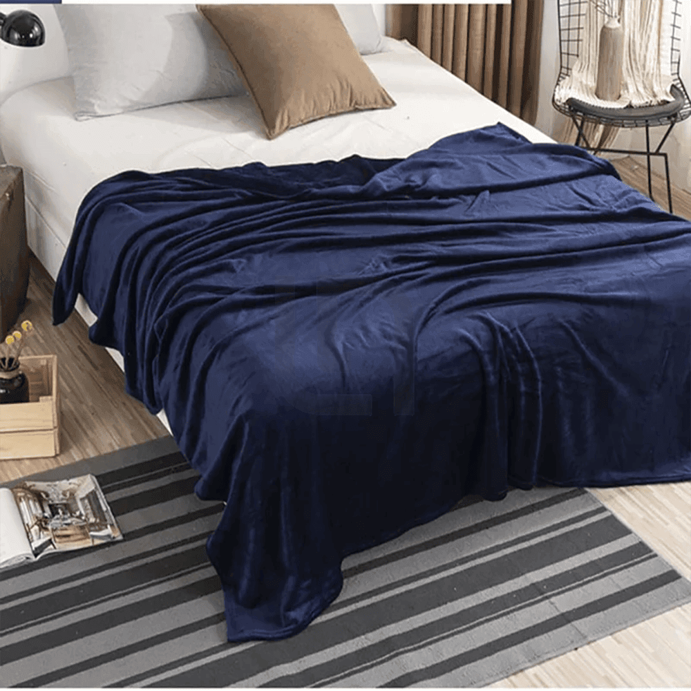  Fleece Blanket – Dark Blue