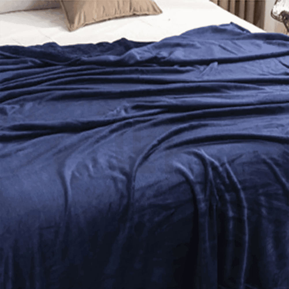  Fleece Blanket – Dark Blue