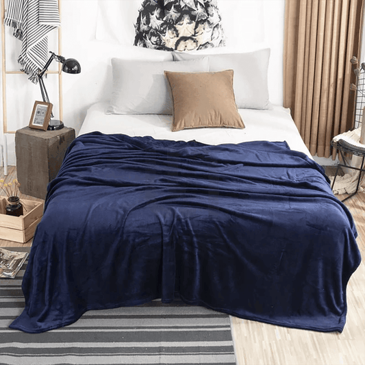  Fleece Blanket – Dark Blue
