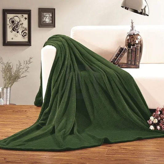  Fleece Blanket – Green
