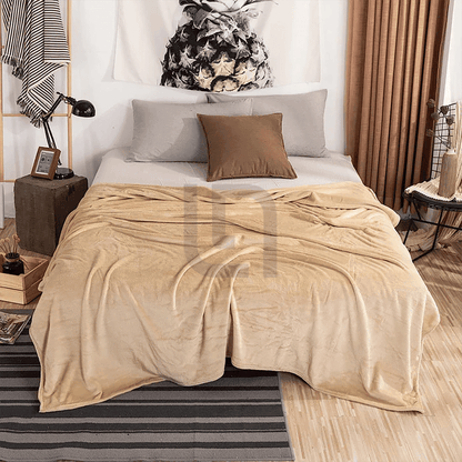  Fleece Blanket – Khaki