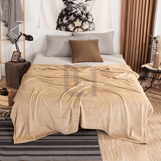  Fleece Blanket – Khaki
