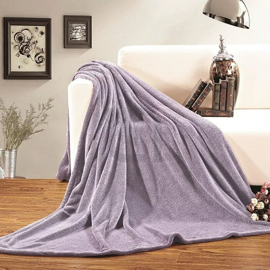  Fleece Blanket – Light Magenta