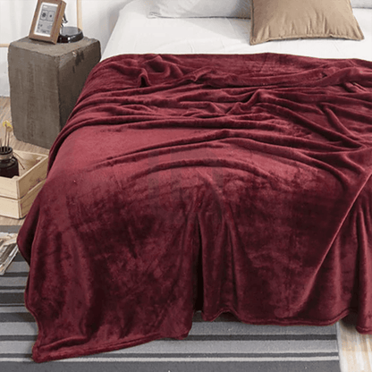  Fleece Blanket – Maroon