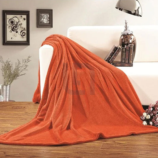  Fleece Blanket – Orange