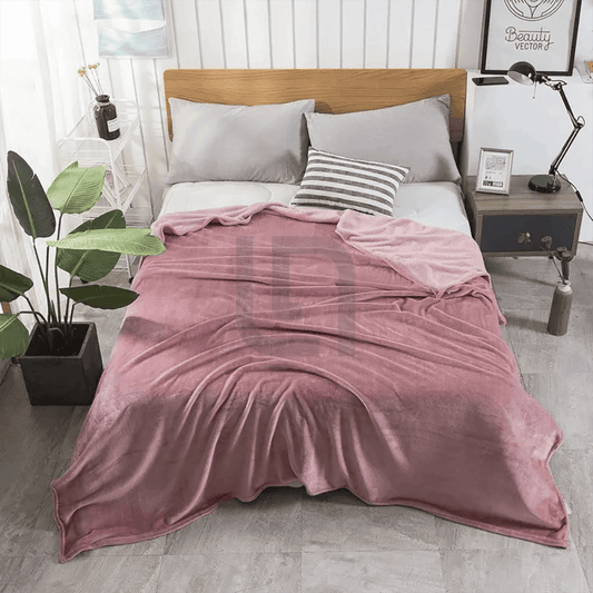  Fleece Blanket – Rose Gold