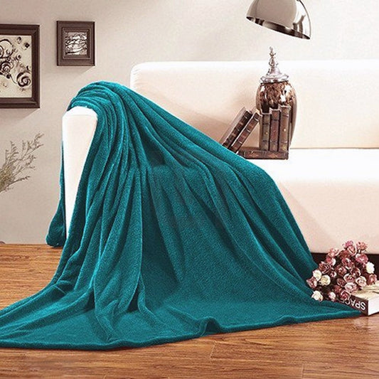  Fleece Blanket – Teal