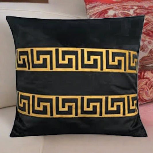   Versace Velvet Cushion Covers - Black