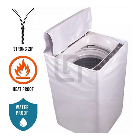 Washing Machine Cover Top Load – White