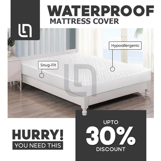 Waterproof Mattress Cover - Microfiber Quilted
